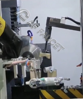 Intelligent Automatic Sawing Machine Faucet Manufacturing Machine For Zinc Alloy