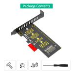 M.2 NVMe SSD NGFF TO PCIE X1 adapter card M Key interface card Support PCI