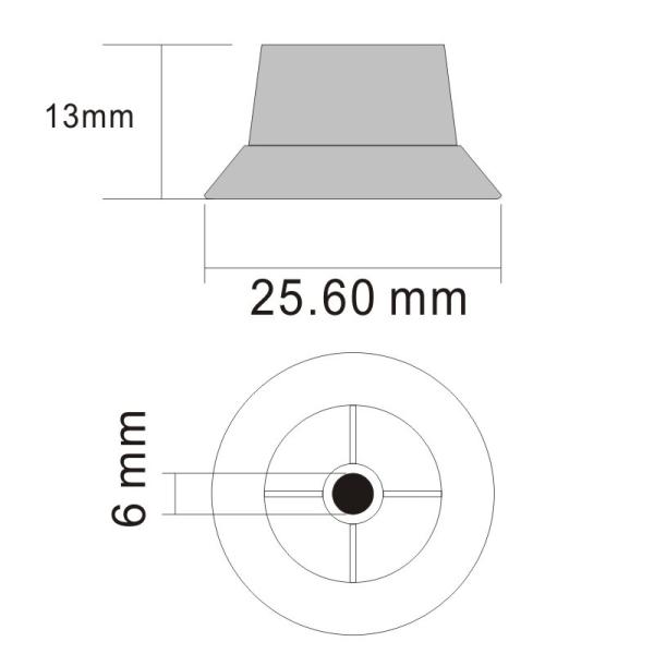 Custom Electric Guitar Speed Control Volume And Tone Knobs Surface Mount