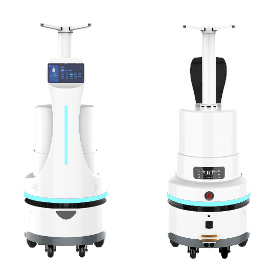 1024X600 Disinfectant Spray Robot 7 Inches Remote Uv Sanitizing Robot