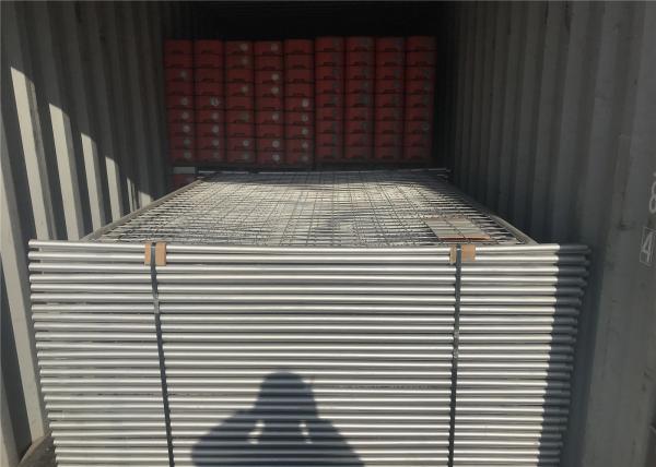 Quality Customized Galvanized Temporary Fence Chain Link Fence Panels 6 X10 For Crowd Control for sale