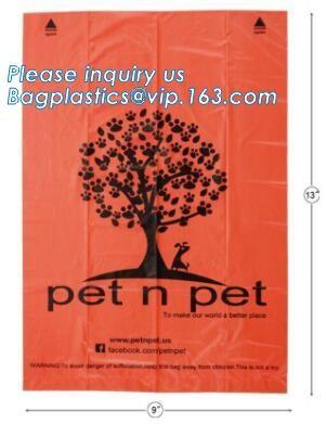 Eco-Friendly 100% Biodegradable PLA Dog Pet Waste Poop Bags, Biodegradable Plastic Dog Pet Waste Poop Bags, bagplastics
