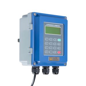 Clamp Module Ultrasonic Water Flow Meter 4 Keyboards Operation