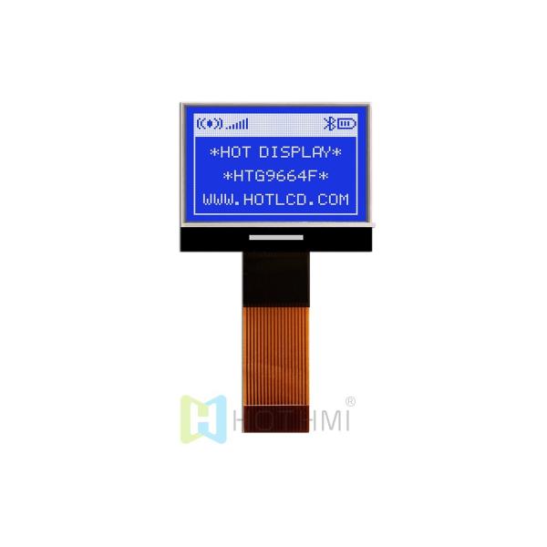 Quality 1.1" 96X64 Graphic COG LCD | STN-Display | White on Blue 3.0V | Arduino | ST7549 for sale