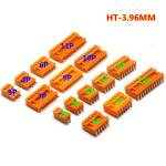 3.96mm Pitch PCB Pluggable Screw Terminal Blocks Plug + Pin Header Socket Green