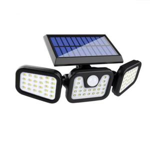 China Solar Wall Light with Motion Sensor for Yard Garden with 4 Adjust angle Heads on sale