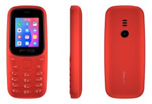 China 0.08MP Camera IPRO Mobile Phone , Bluetooth Dual Sim Cell Phone 800mAh Red Color wholesale