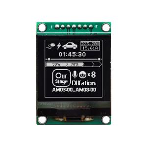 China 1.5&quot; Inch 128x128 COG SH1107 OLED Display Module With Equipment Control / PCB / Frame wholesale