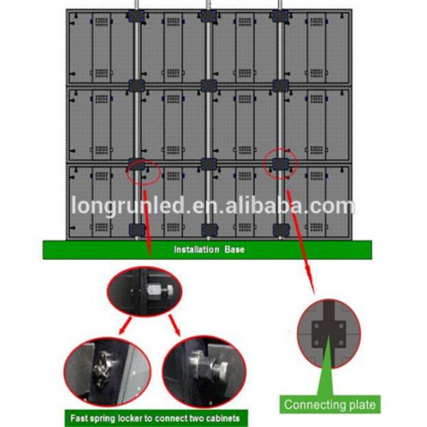 640x960mm Cabinet Movable Led Display , Street Led Screen Customized Design