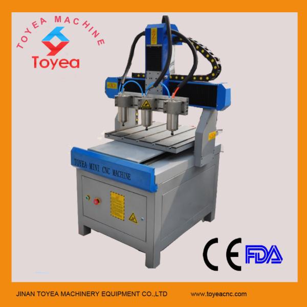 Quality Mini Multi-heads CNC milling machine with Mach3 system TYE-3636-3 for sale