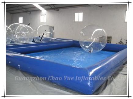 Quality Customized Cool Inflatable Water Pools 10 x 8 meter for water toys, zorb ball use for sale