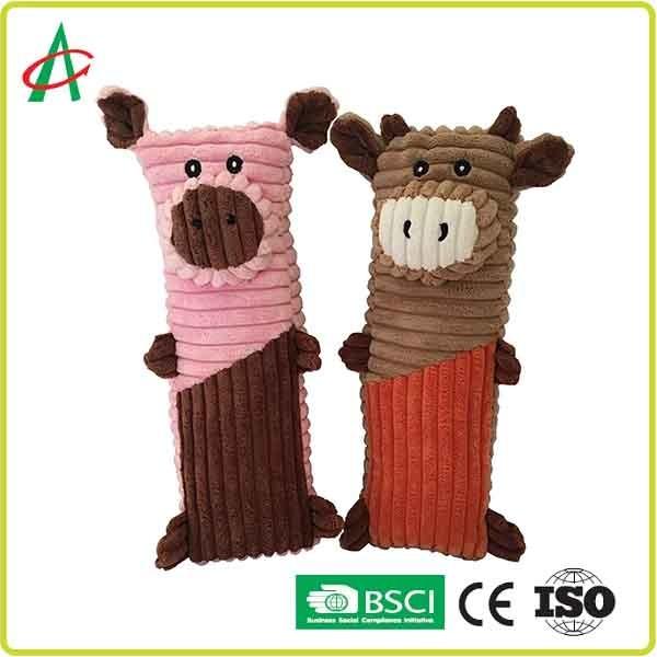 Quality 2 Pack Chew Proof Squeaky Dog Toy H11 inch Durable Soft Plush for sale