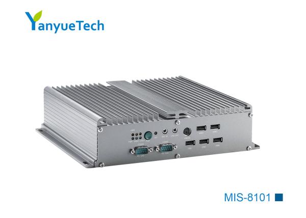 Quality Fanless Box PC / 1037U CPU Fanless Embedded Box Pc 2LAN 6COM 6 USB for sale