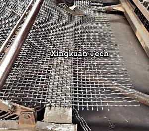 China High Carbon Steel Mine Wire Sieving Screen Mesh For Vibrating Stone / Gold Ore / Coal Mine / Copper Mine on sale