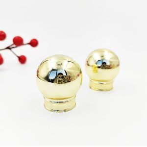 China Custom Luxury Clear Perfume Bottle Lids Zamak Cap Easy Open on sale