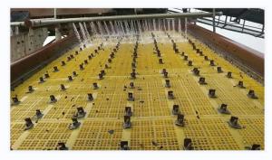 China Rectangle Modular Polyurethane Screen Mesh For Quarry Rubber Tension Screen on sale