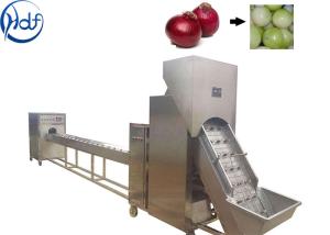 China 1.5kw Power Onion Peeling Machine , Onion Processing Machine With Cutter wholesale