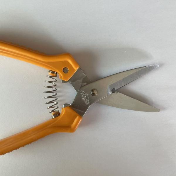 Quality Multifunction Scissors With Ergonomic Orange Handle for sale