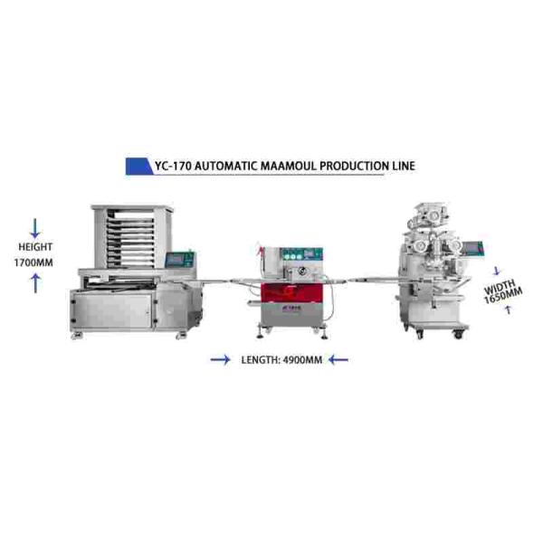 2Kw Small Encrusting Machine PLC Control Maamoul Maker High Accurate