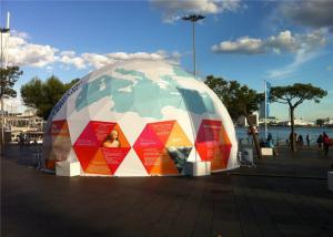 Big Steel Frame Geodesic Dome Tent Sleeping Half Sphere Tent