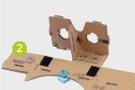 DIY Mobile Phones Accessories Brown Cardboard 2.0 Virtual Reality VR Headset