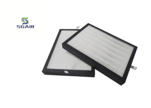 China Temperature Resistance Air Conditioning Hepa Filters , F7 Panel Filter For Clean Room wholesale
