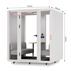Stable Modular Soundproof Booth Custom Office Privacy Phone Booth Pod