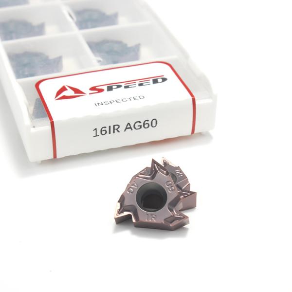 Quality OEM External Right And Left Threading Inserts With Black / Yellow / Copper Coating for sale