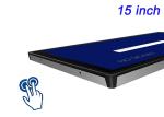15-Inch Embedded Touch Screen for Security Panels, Warehouse Automation, Process