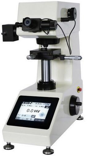 Quality Large Screen Vertical Space 100mm Digital Micro Vickers Hardness Tester with Auto Turret for sale