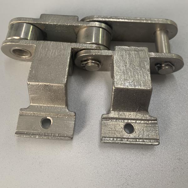 SS304 Stenter Chain Link Ferraro Compactor Machine Parts Material