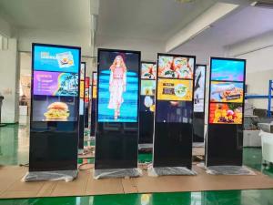 China 43 / 55 Inch LCD Advertising Display Free Standing Digital Signage wholesale