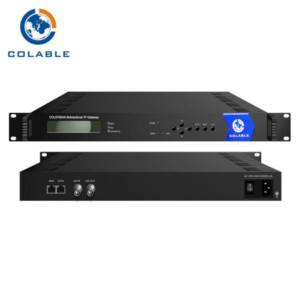 Bidirectional DVB IP Gateway ASI To IP / IP To ASI For DTV Headend Support PCR