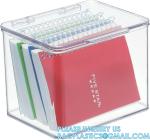 Storage Organizer Box Containers, Acrylic Box With Lock, Toy Display Case Box,