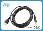 3D 28AWG HDMI Computer Extension Cables For For Transmitting Uncompressed Data