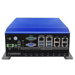 China Visual Inspection Industrial Mini PC with Intel Core i7-8700 CPU and 2* Intel I225 Network wholesale