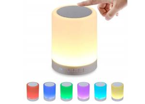 China Color Changing Mini Wireless Bluetooth Speaker , Touch Control Night Light Bluetooth Speaker on sale