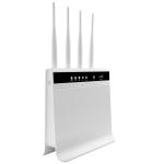 RJ11 Interface Sim Card Modem Router ROHS 4 External Antennas