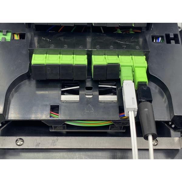 IP65 Mid Span ABS Optical Distribution Box SC 16 Ports Flat Drop Cable Splice Closure