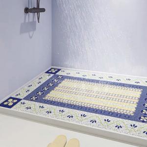 45CM*74CM Anti Slip PVC Floor Mat Barefoot 10MM Soft Bath Mat For Inside Bath
