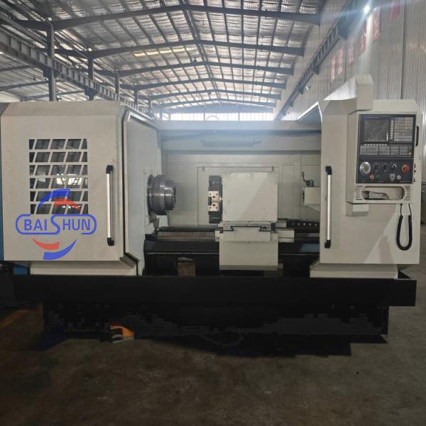 Quality Big Spindle Bore Horizontal Type CNC Metal Pipe Threading Cutting Lathe Machine for sale
