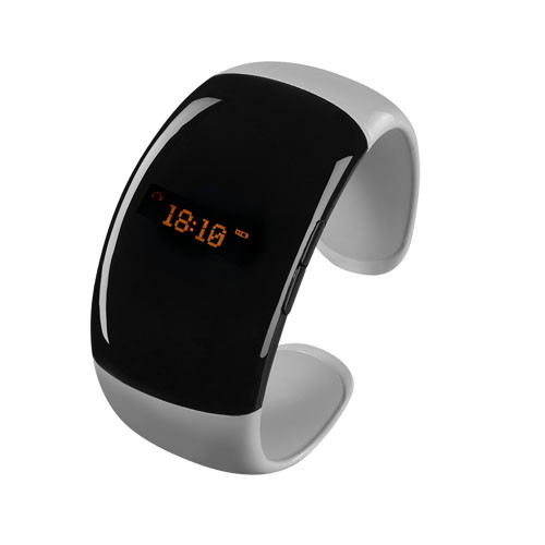 Bluetooth Bracelet Watch with Screen Calling ID Displayer Distance Vibration