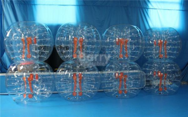 PVC / TPU Outdoor Inflatable Toys / Bubble Ball Soccer Suit for Party or Event