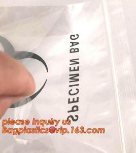 China waterproof zipper bag transparent biodegradable medical waste bag, Medical Hemp Seed Food Plastic Packaging Plastic Zipp wholesale