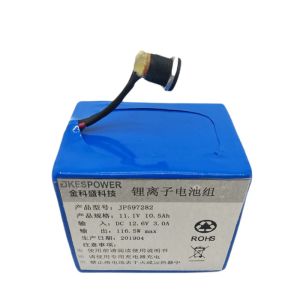 China Low Temperature Cells 11.1V 3S4P 10.5Ah Lithium Polymer Battery Pack wholesale