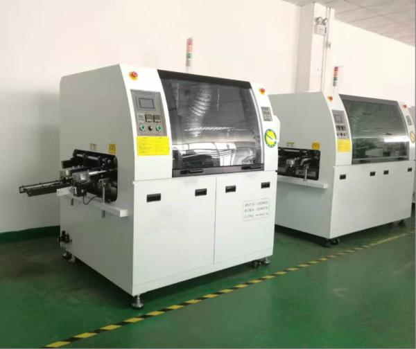 Quality High Capacity 120KG Mini SMT Wave Soldering Machine for Automatic Dip Soldering L2100*1050×H1450mm Max PCB width 200mm for sale