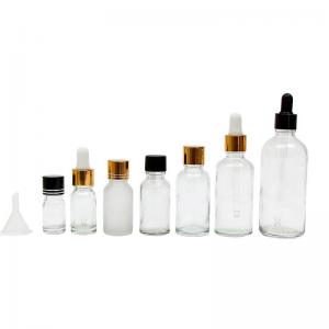 China 30ml 60ml 120ml 240ml Amber Essential Oil Glass Bottle wholesale