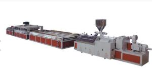 WPC Display Board Wood Plastic Composite Extrusion Line , WPC Foam Board Machine