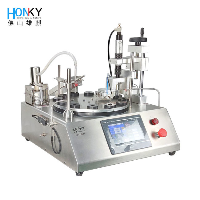 China Semi Automatic 2000 BPH Vial Capping Machine With Ceramic Pump on sale