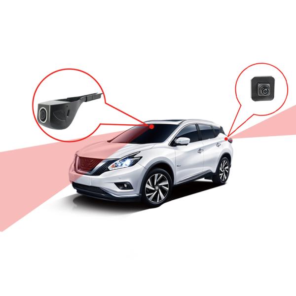 Concealed Type Automotive Grade Dash Camera Front And Rear Dual Recording 1080P OEM